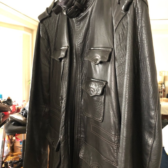 Neil Barrett Japanese style Moto Leather jacket - Picture 2 of 14